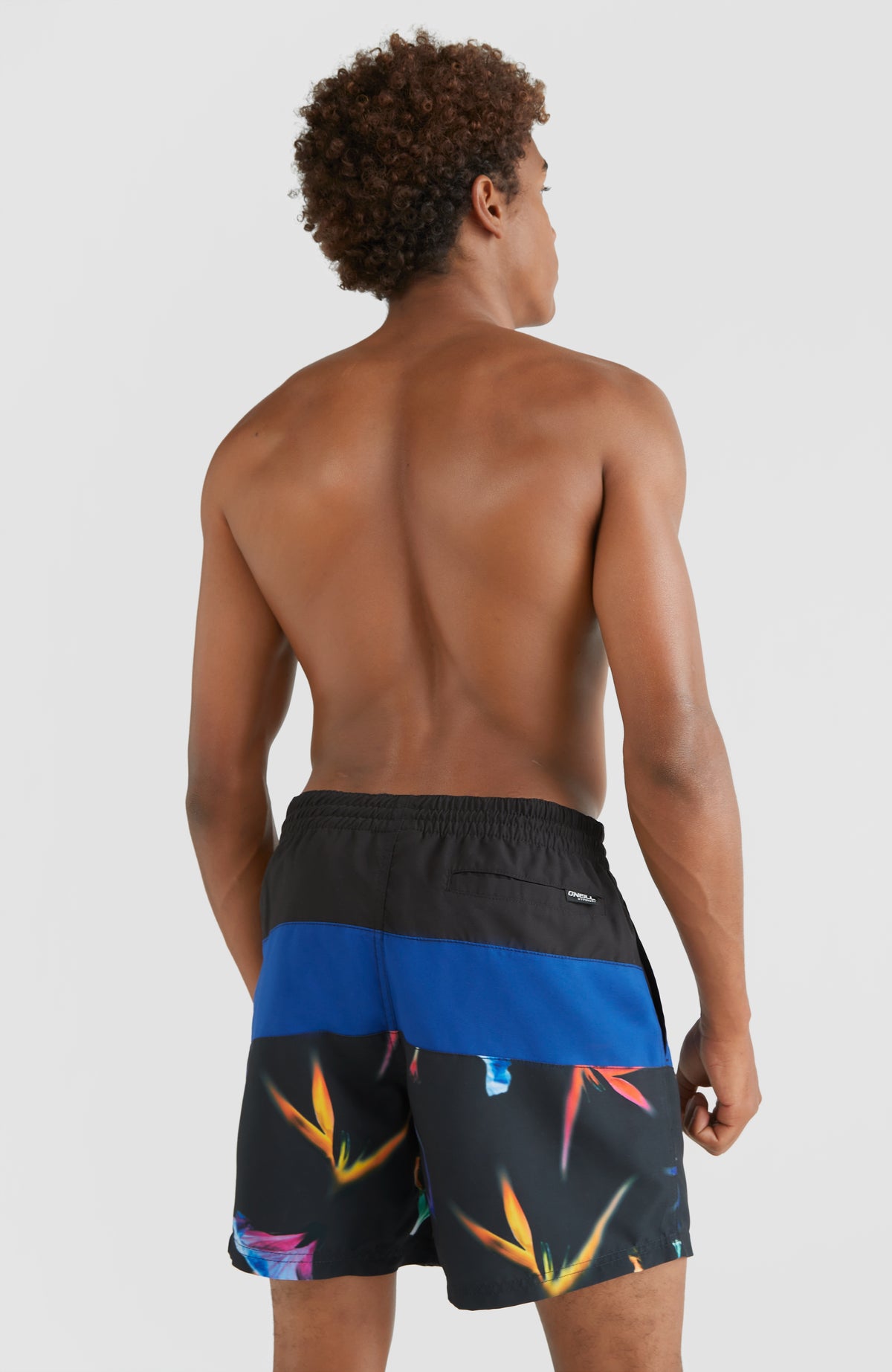 Frame Block Swim Shorts | Blue Multi 6