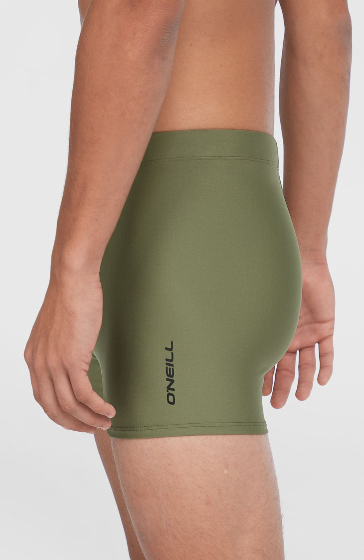 Essentials Racer | Deep Lichen Green