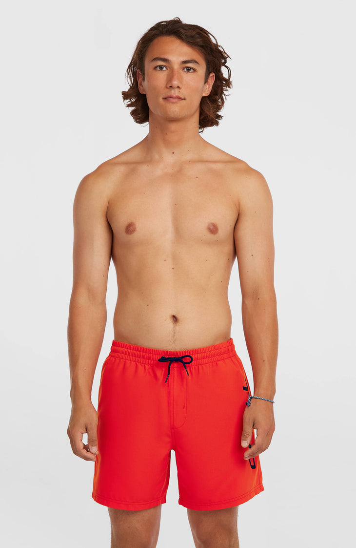 O'Neill Logo 16" Swimshorts | High Risk Red