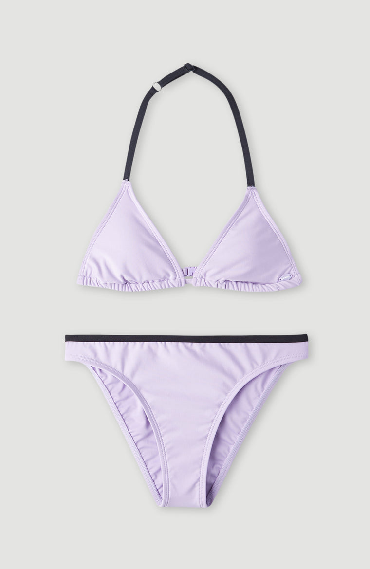 Essentials Triangle Bikini Set | Purple Rose Essentials Triangle Bikini Set | Purple Rose