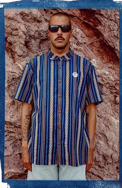 O'Riginals Jacquard Shirt | Blue Originals Jstripe