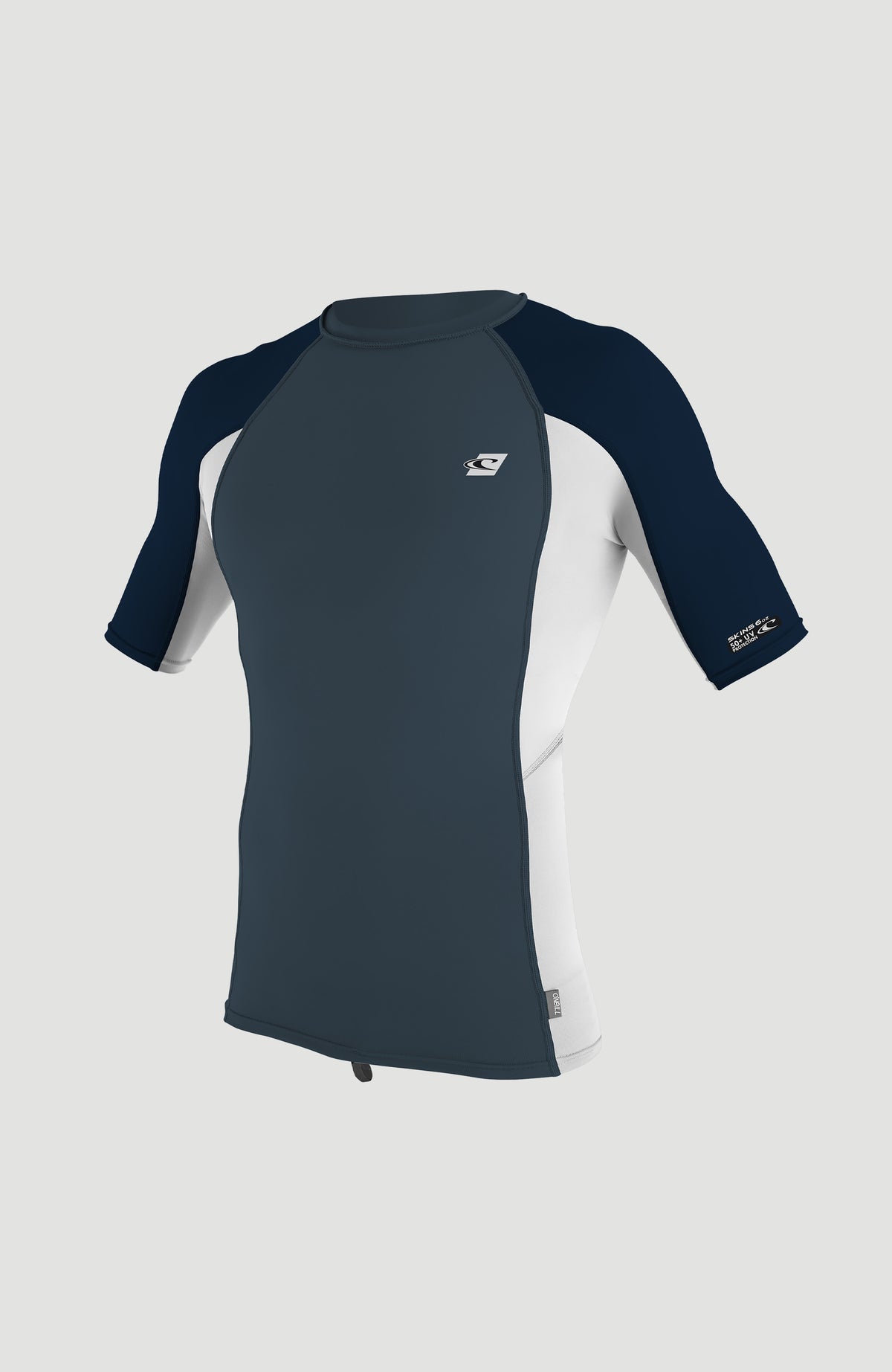 Premium Skins Short Sleeve Rash Guard | CADET BLUE/WHITE/ABYSS