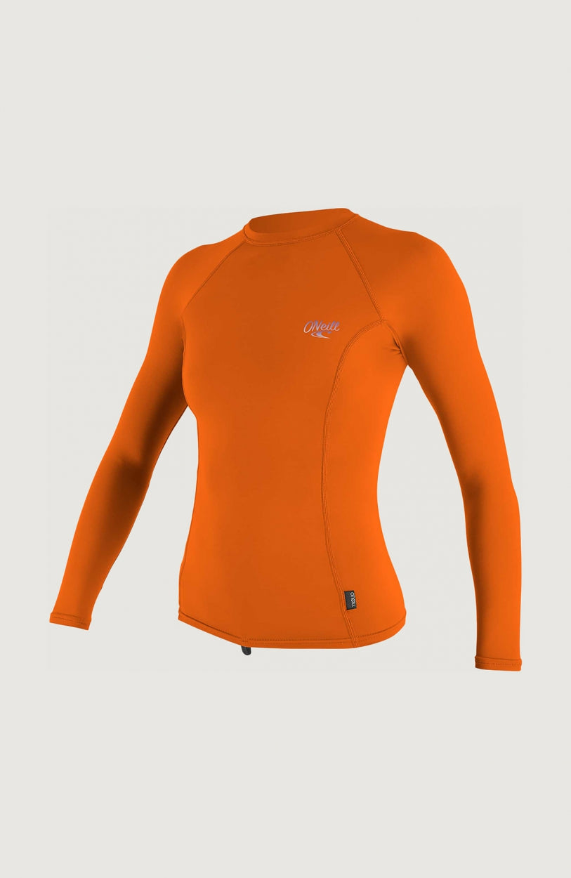 Premium Skins Long Sleeve Rash Guard | Orange