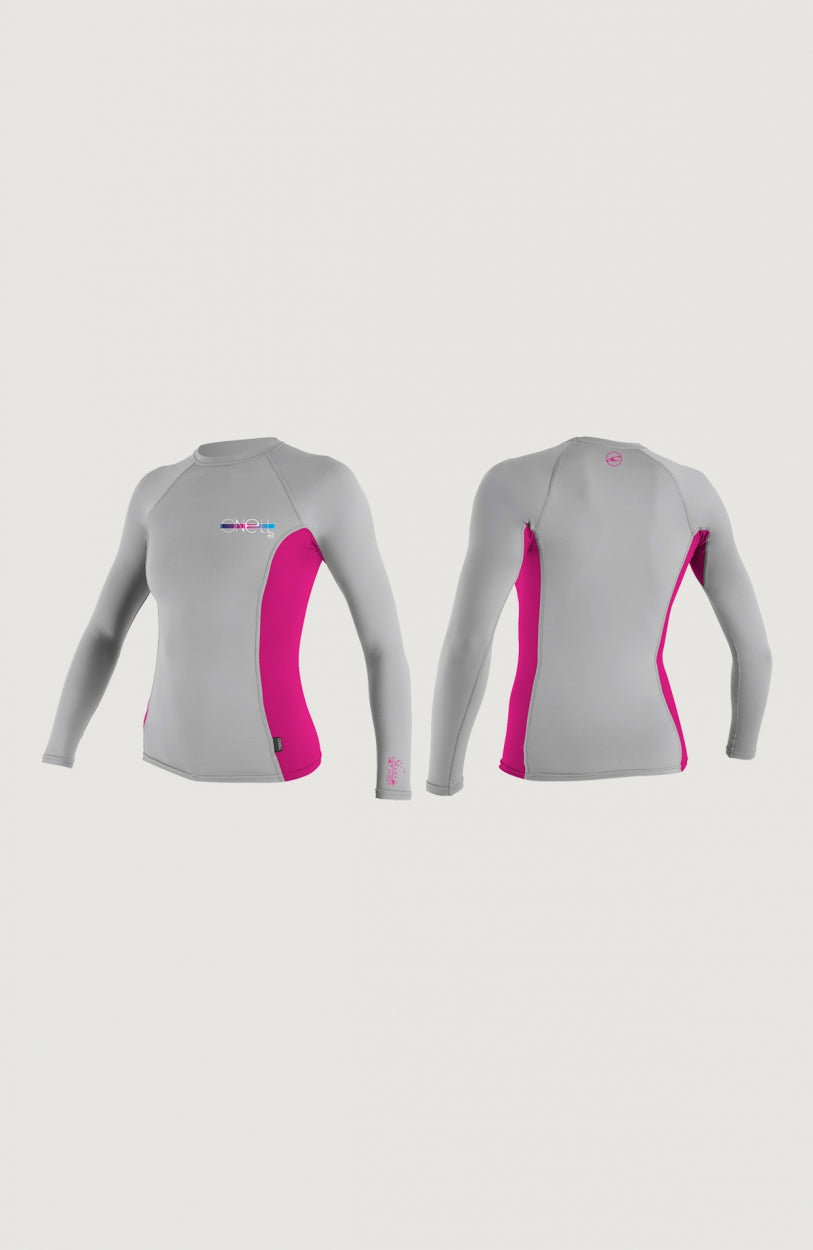 Skins Long Sleeve Crew | Silver