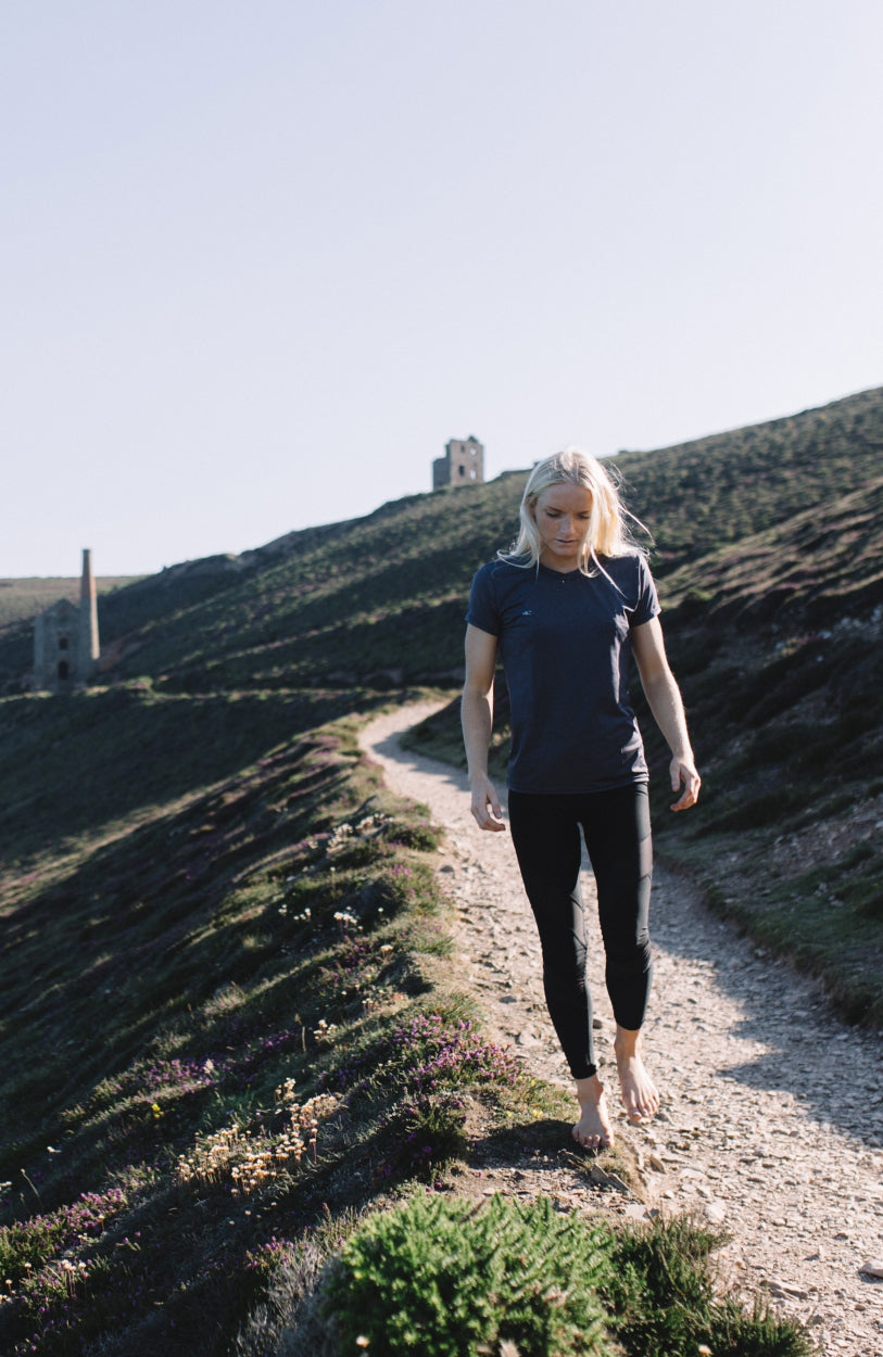 Hybrid Skins Short Sleeve Surf Tee | Purple