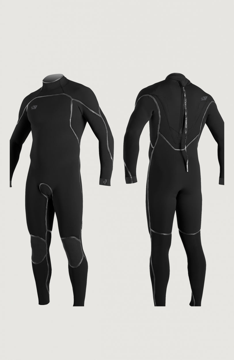 Psycho One Back Zip 3/2mm Full Wetsuit | BLACK/BLACK