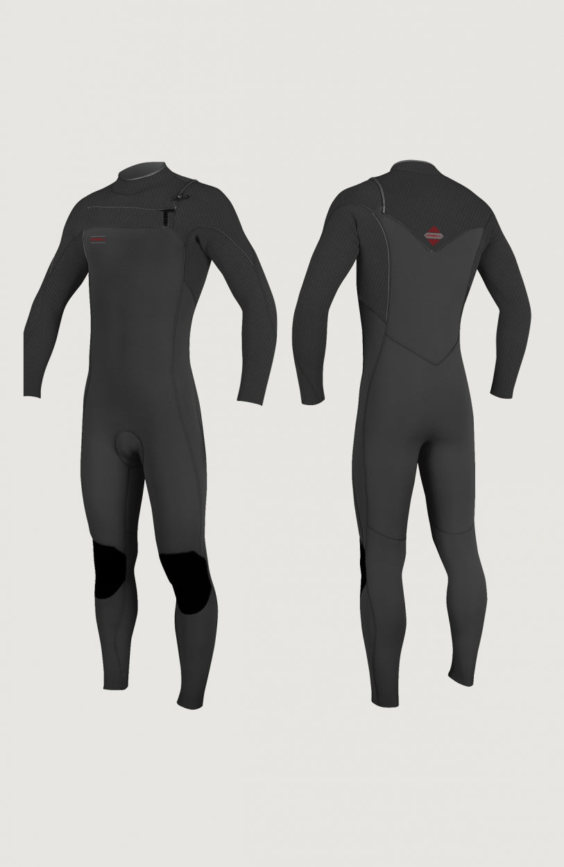 Hyperfreak Chest Zip 3/2mm Full Wetsuit | Grey