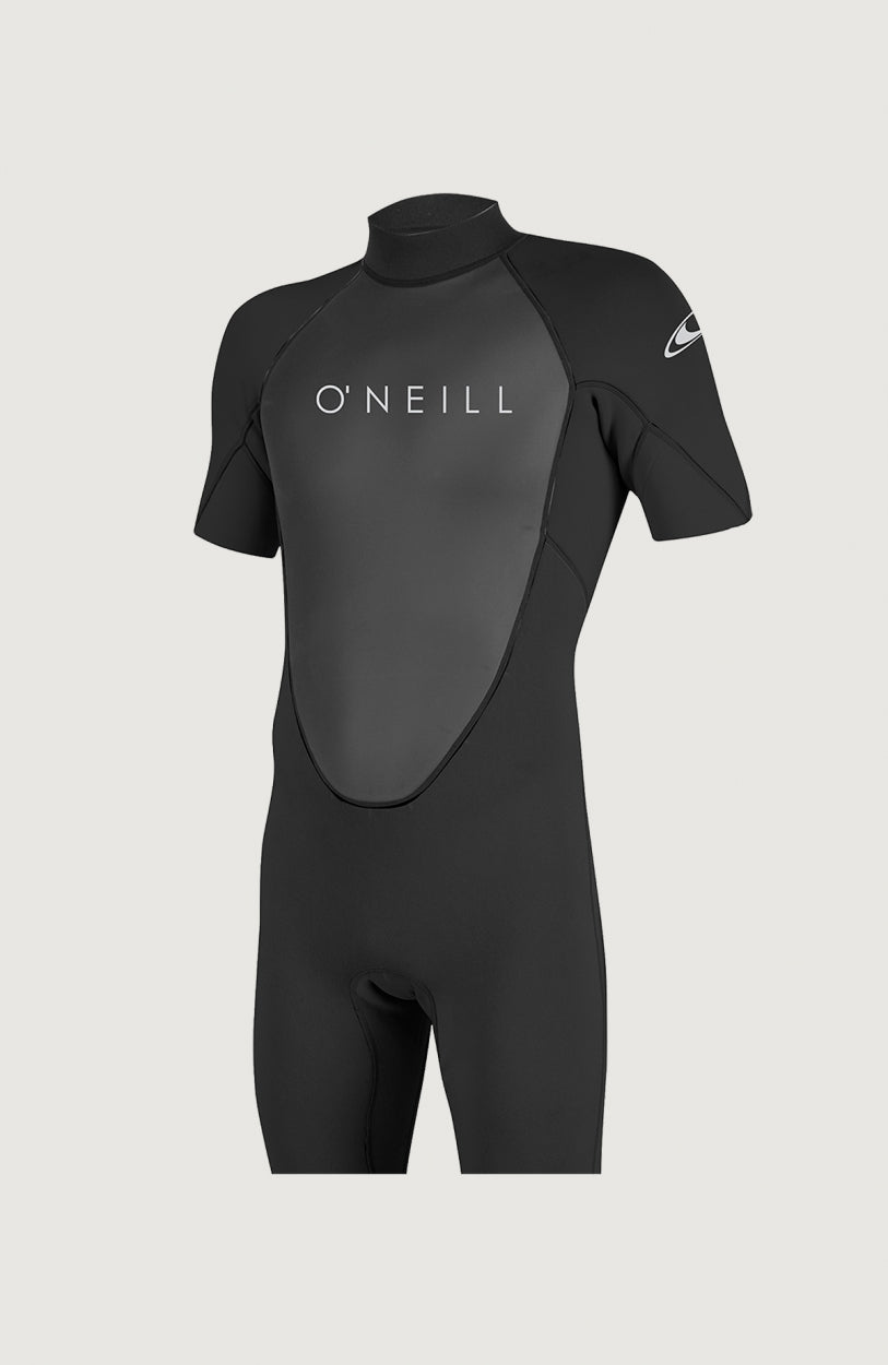 Reactor-2 2mm Back Zip Shortsleeve Spring Wetsuit | BLACK/BLACK