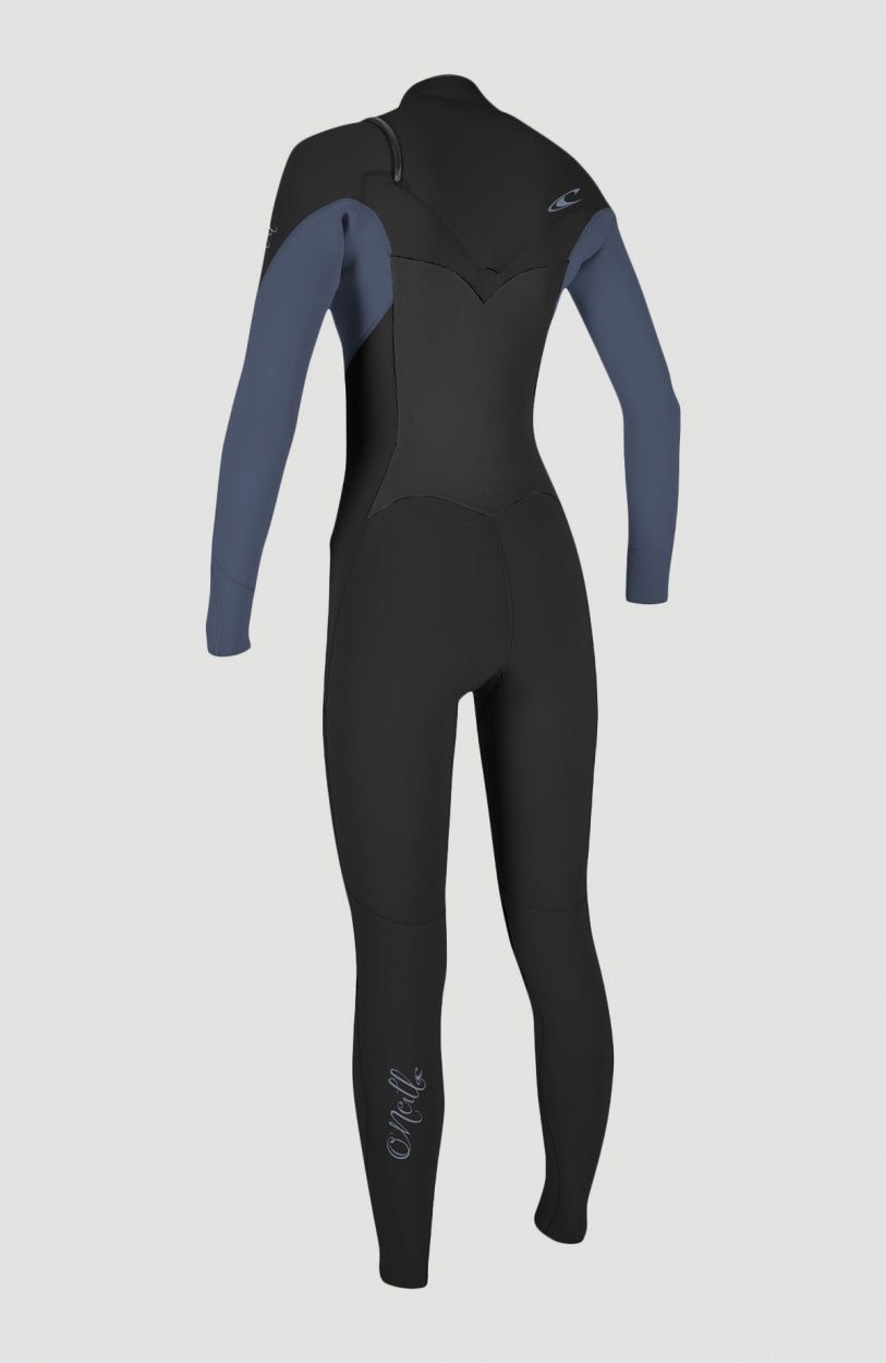 Epic 4/3mm Chest Zip Full Wetsuit | Black