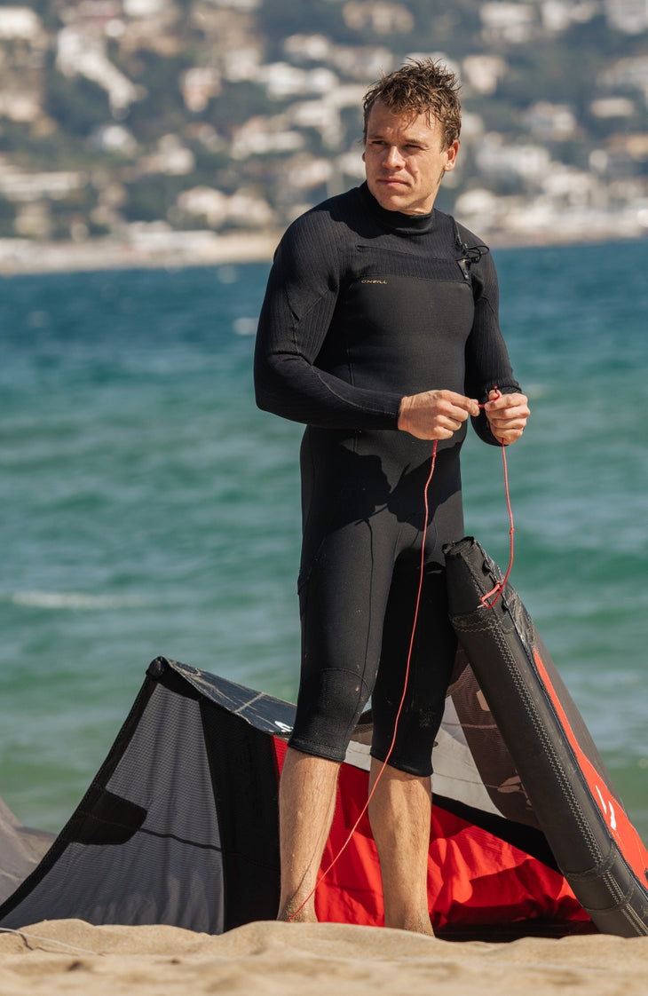 Hyperfreak Plus 4/3mm Chest Zip Overknee Wetsuit | BLACK/BLACK