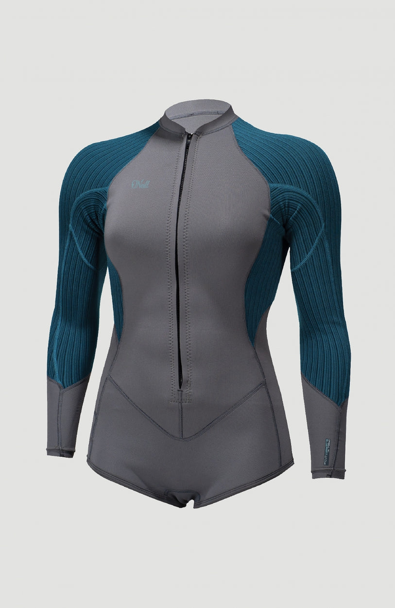 Blueprint 2/1.5mm Front Zip Longsleeve Spring Wetsuit | Grey