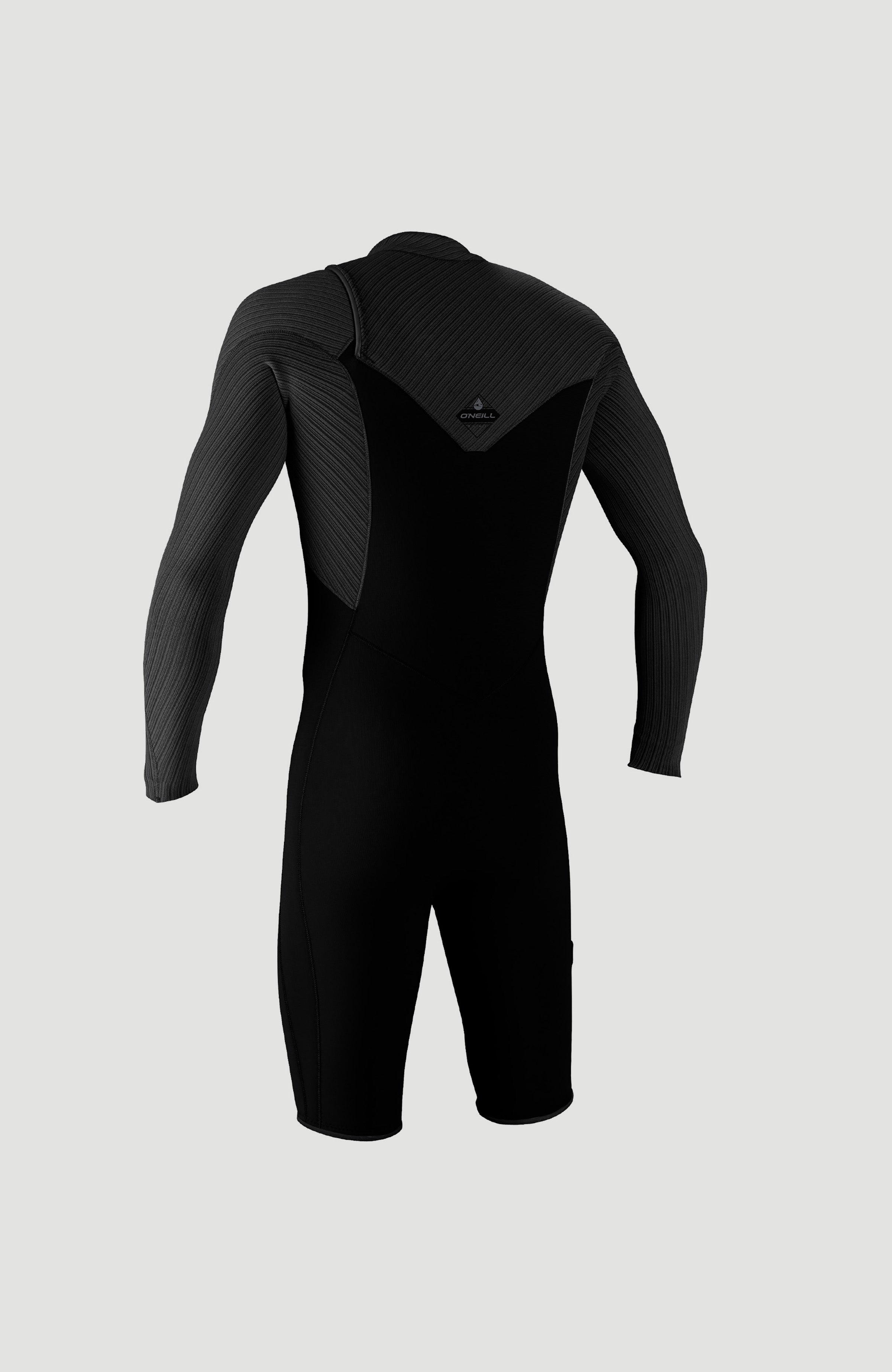 O'NEILL SUPERFREAK タッパーnn Hyperfreak 2mm Chest Zip Longsleeve Spring Wetsuit | BLACK/BLACK