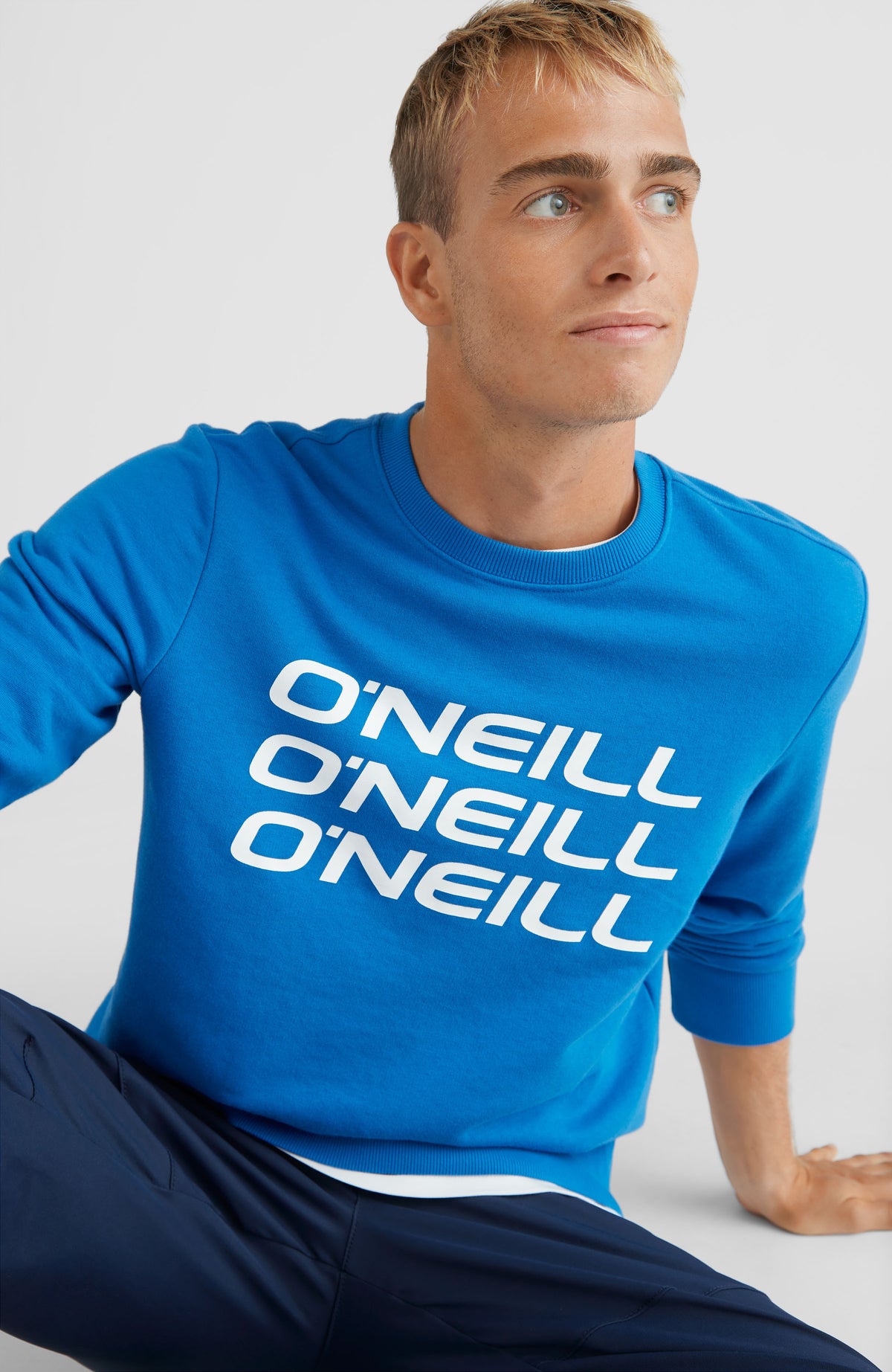 O'Neill Triple Stack Crew Sweatshirt | Victoria Blue -A