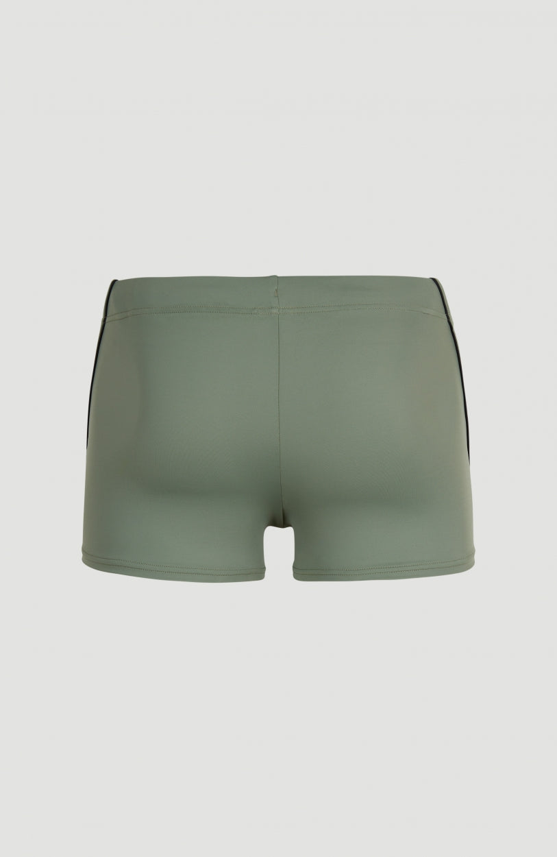 Solid Swimtrunks | Deep Lichen Green