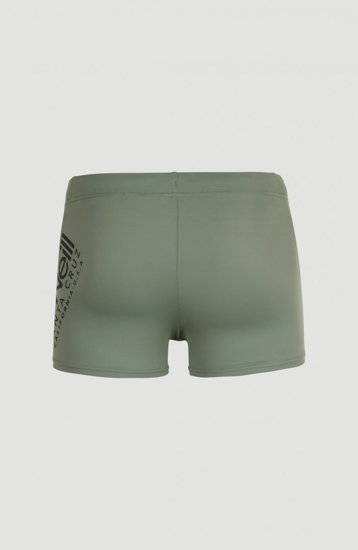 Cali Swimtrunks | Deep Lichen Green