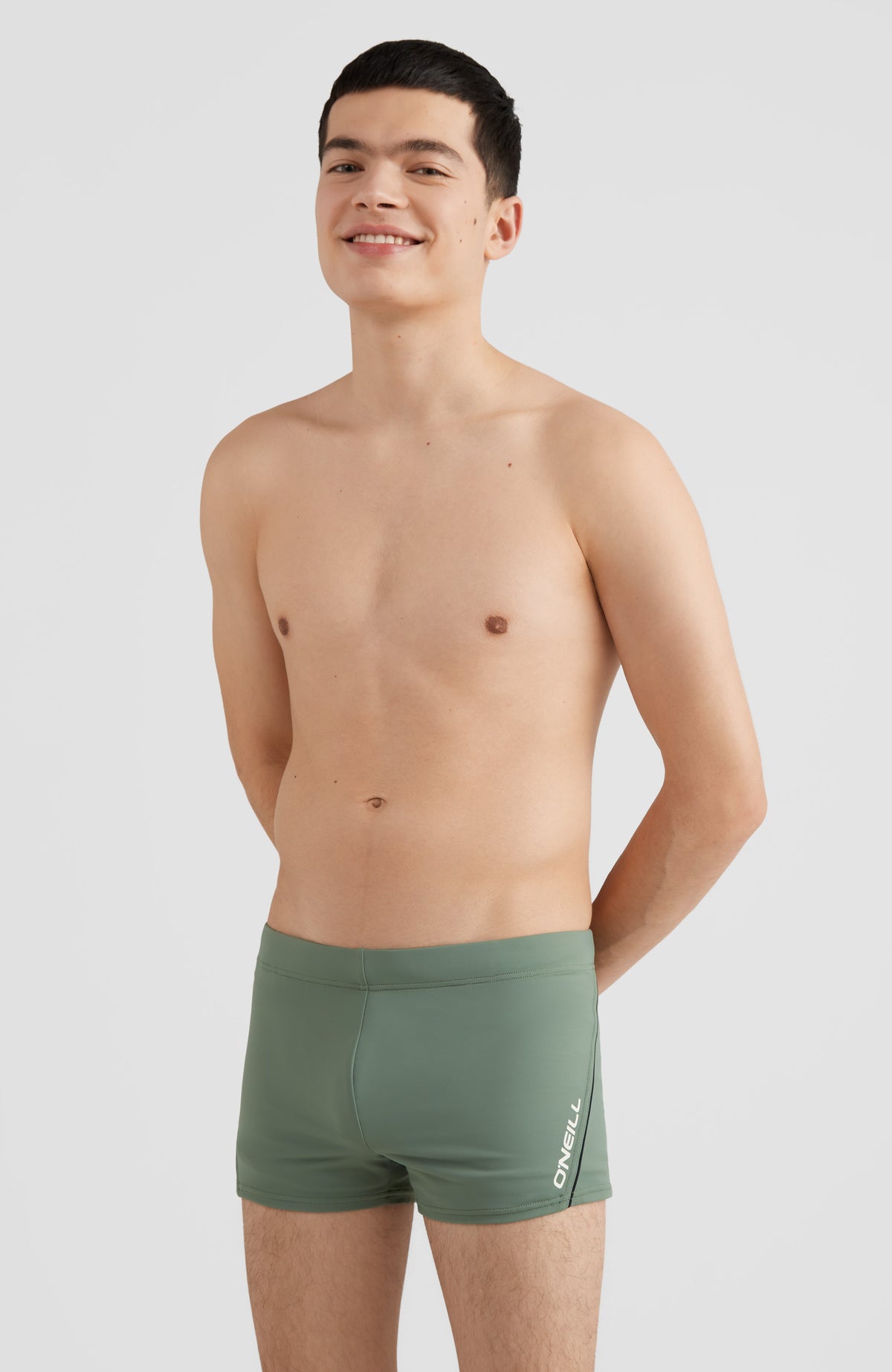Solid Swimtrunks | Deep Lichen Green