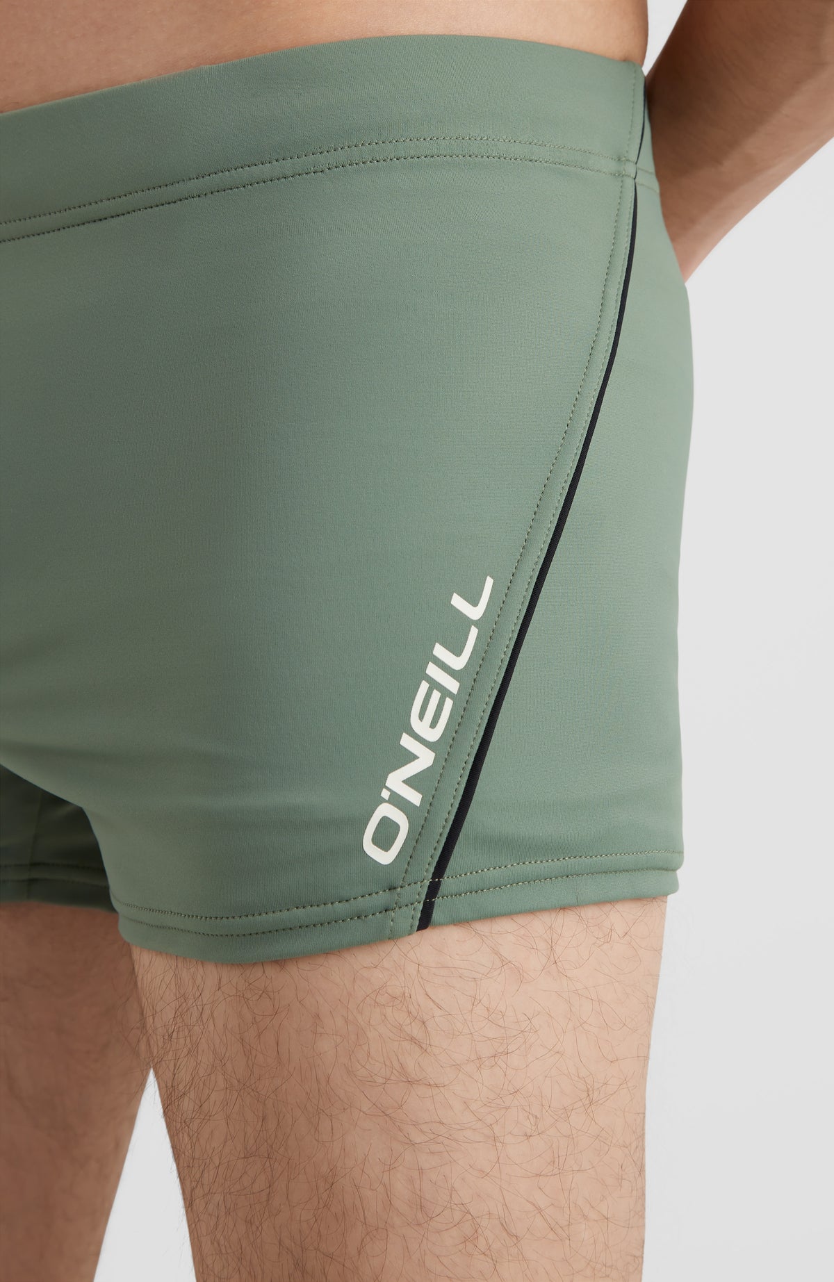Solid Swimtrunks | Deep Lichen Green