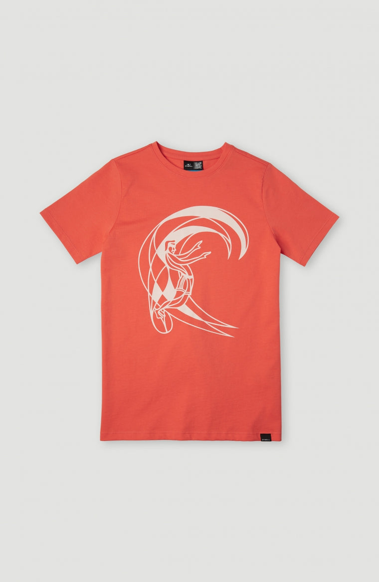 Circle Surfer T-Shirt | Living Coral Circle Surfer T-Shirt | Living Coral