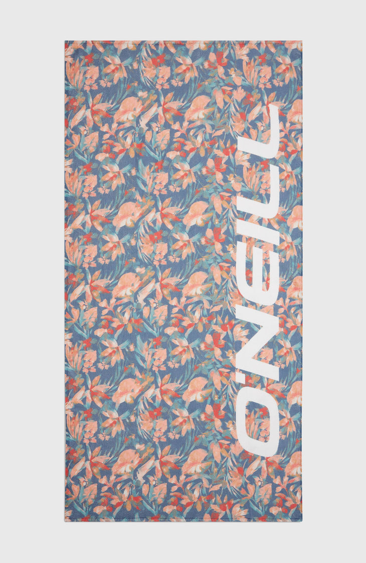 Seacoast Towel | Blue Painted Tropics