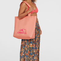 Coastal Tote Bag | Coral Pink