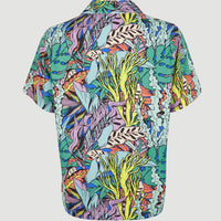 Ocean Mission Shirt | Blue Comic Seaweed