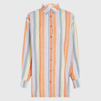 Beach Vintage Long Shirt | Vintage Stripe