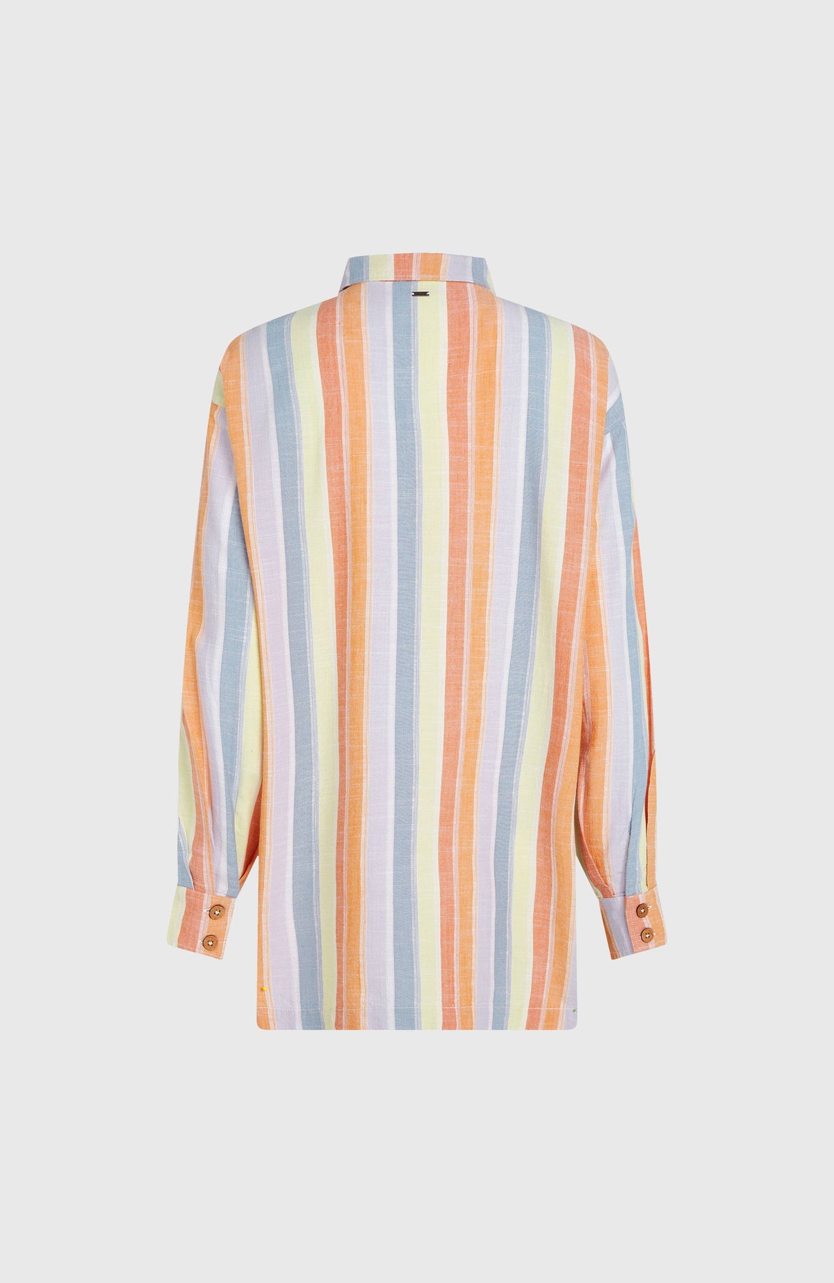 Beach Vintage Long Shirt | Vintage Stripe