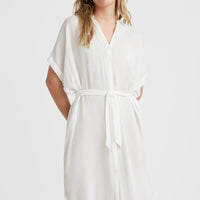 Cali Beach Shirt Dress | Snow White