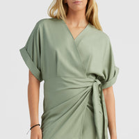 Oliana Wrap Dress | Lily Pad