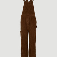 CORD DUNGAREE | Melted Chocolate