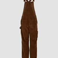 CORD DUNGAREE | Melted Chocolate