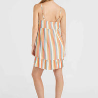 Malu Beach Dress | Orange Multistripe