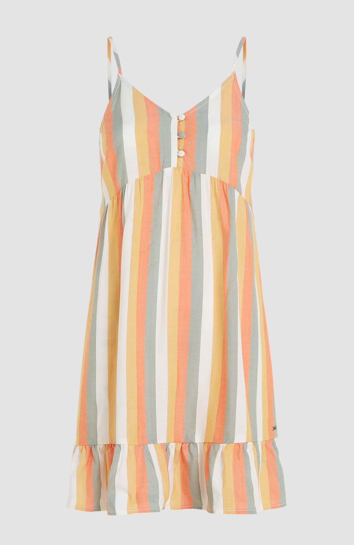 Malu Beach Dress | Orange Multistripe