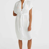 Cali Beach Shirt Dress | Snow White