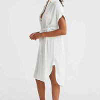 Cali Beach Shirt Dress | Snow White