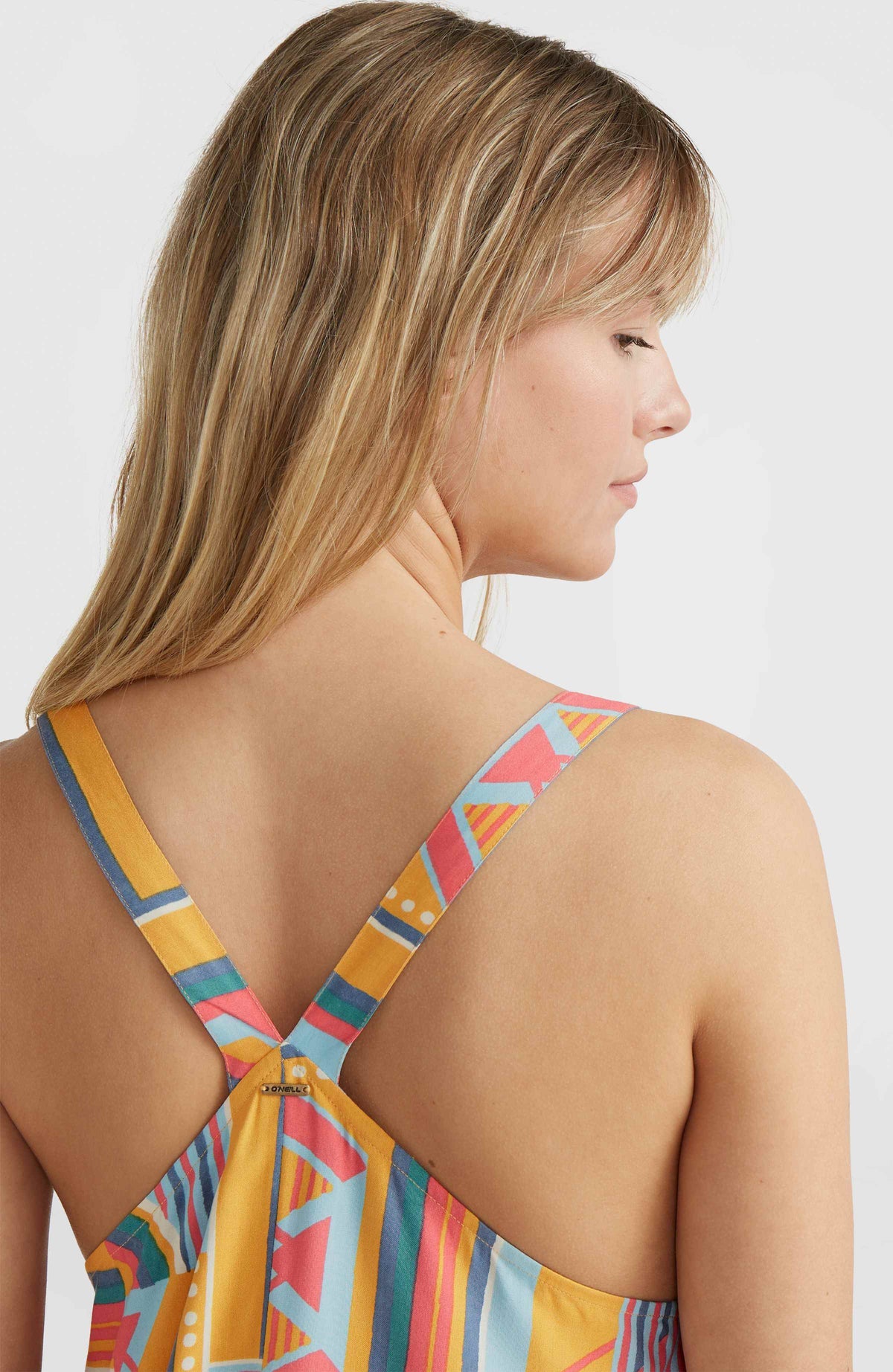 Miranda Women Of The Wave Dress | Yellow Art Geo