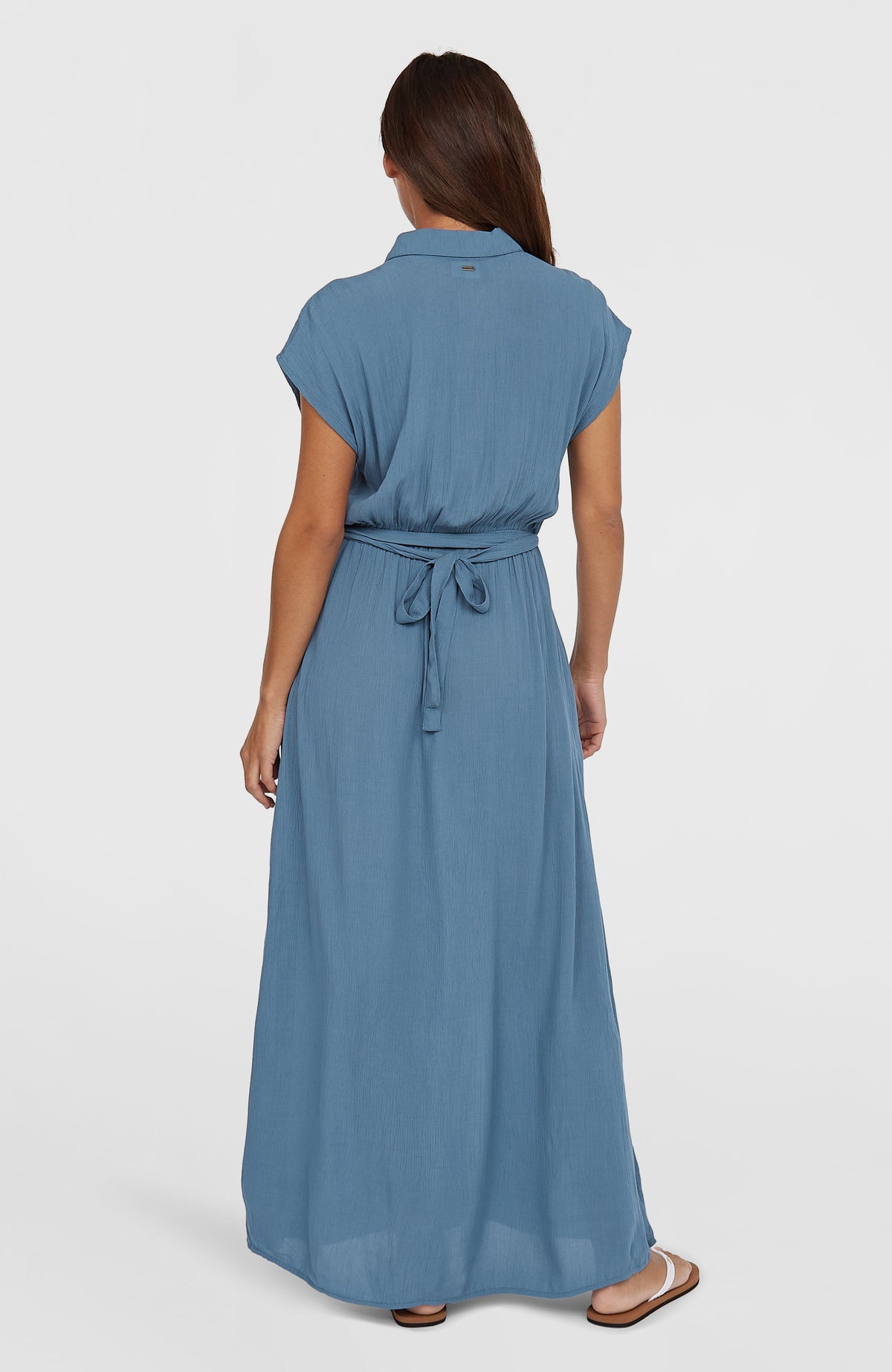 Lori Maxi Shirt Dress | Copen Blue
