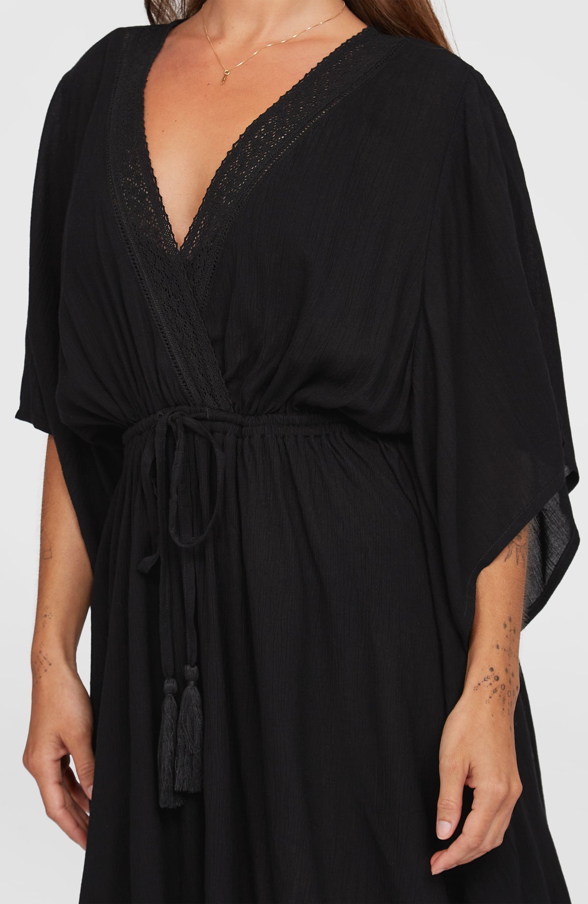 Essentials Cover Up Dress | Black Out