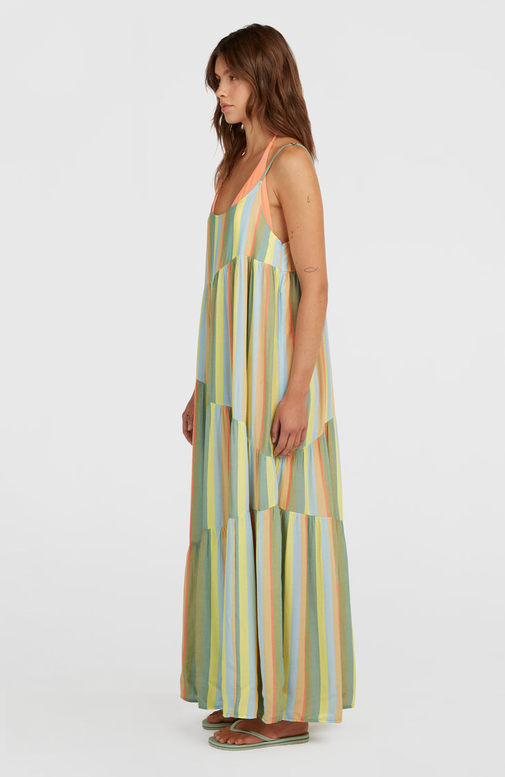 Devyn Maxi Dress | Multi Must Haves Stripe