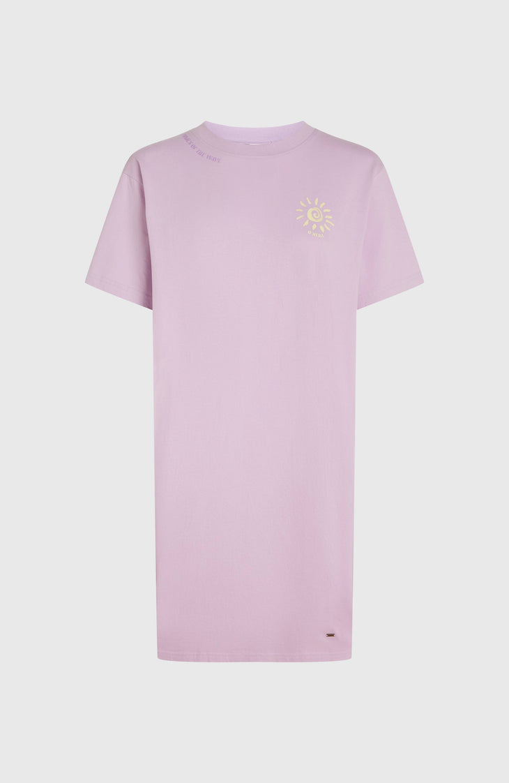 Women of the Wave T-Shirt Dress | Pale Lavender