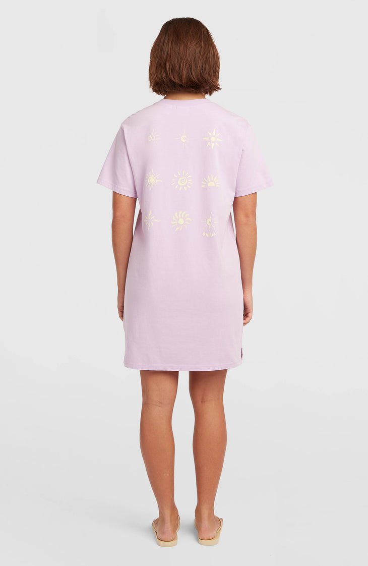 Women of the Wave T-Shirt Dress | Pale Lavender