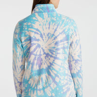 Clime Printed Full-Zip Fleece | Pink Tie Dye