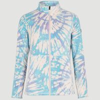 Clime Printed Full-Zip Fleece | Pink Tie Dye