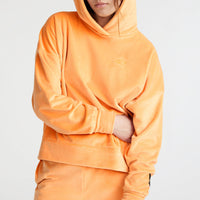 Velour Hoodie Fleece | Giorgia Peach