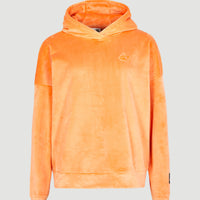 Velour Hoodie Fleece | Giorgia Peach