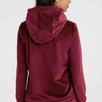 Velour Hoodie Fleece | Windsor Wine