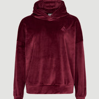 Velour Hoodie Fleece | Windsor Wine