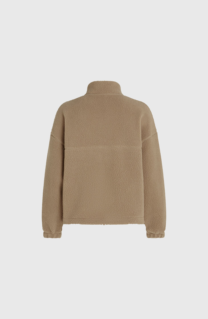 High-Pile Full-Zip Fleece | Concrete