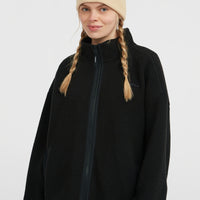 Must-Have High-Pile Full-Zip Fleece | Black Out