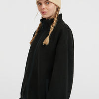 Must-Have High-Pile Full-Zip Fleece | Black Out